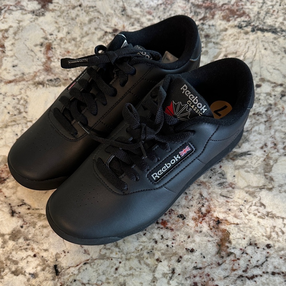 NWT Reebok Black Sneakers